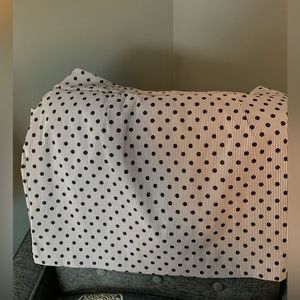 Blue striped mini skirt. Wire once.